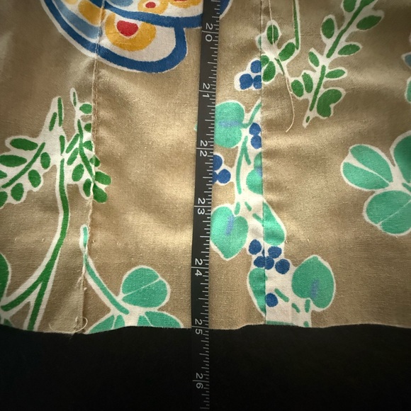 Vintage Herman Geist Midi Skirt Butterfly, Dragonfly & Floral Print 70’s Small-4 - Picture 14 of 16